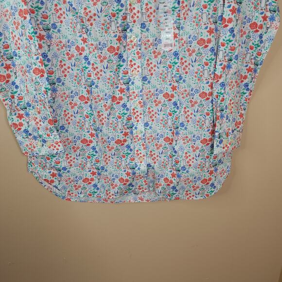 Duluth Wrinklefighter Tunic in Gardener Floral Size S - Picture 3 of 8